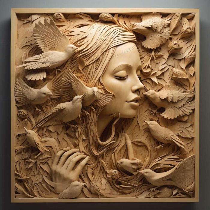 نموذج ثلاثي الأبعاد لآلة CNC 3D Art 